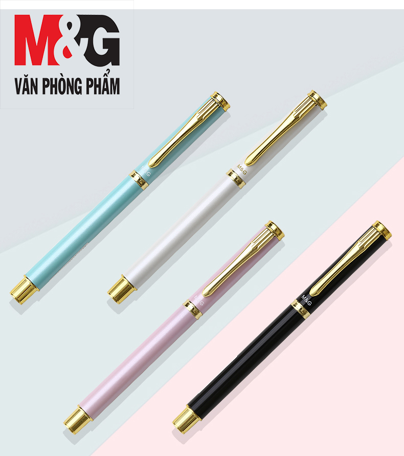 Bút máy M&G AFP43102 vỏ kim loại sang trọng, luyện chữ đẹp-1 cây