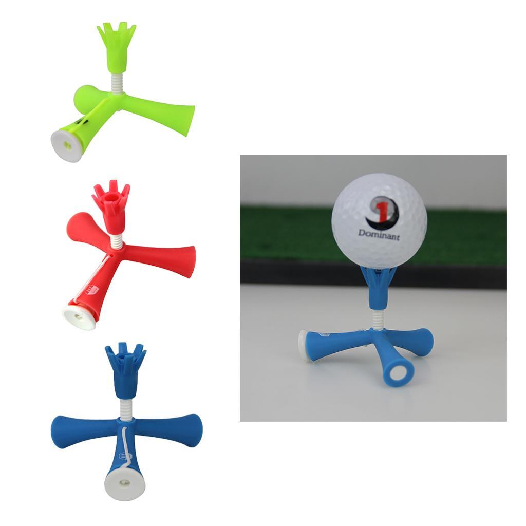 2-3pack Plastic Golf Driving Range Practice Tee Holder Tees Divot Tool Green