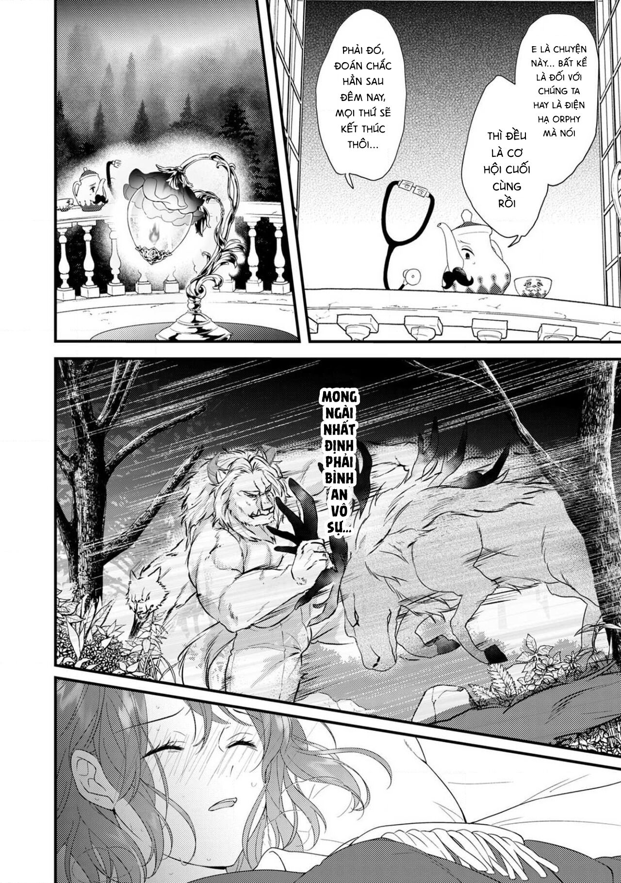 cô gái trinh trắng và quái thú chapter 3.2 13