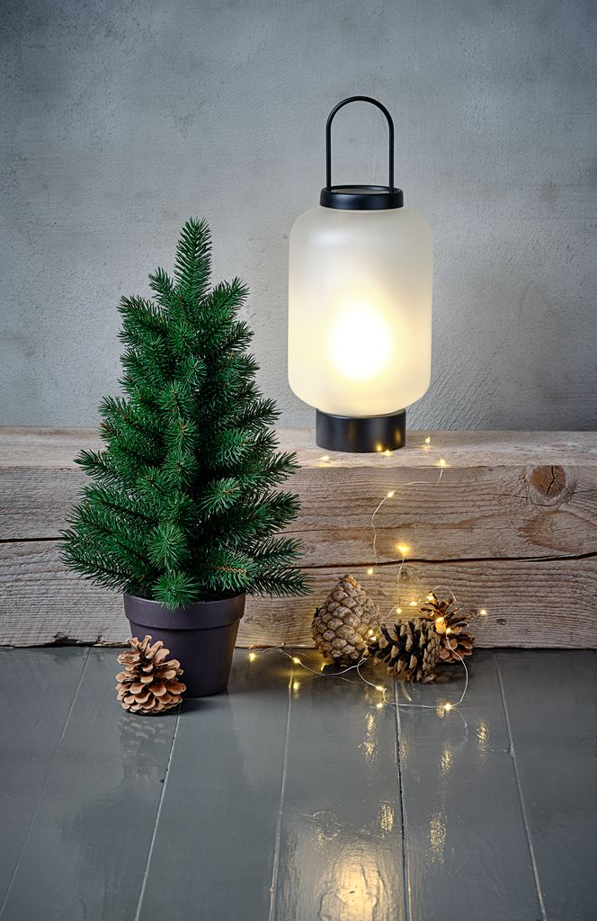 Cây thông Noel | JYSK Muninn | xi măng/sắt | xanh lá/nâu | DK13xC48cm