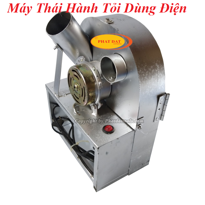 Máy Thái Hành, Tỏi Dùng Motor - Thái Cực Nhanh 200kg 1giờ