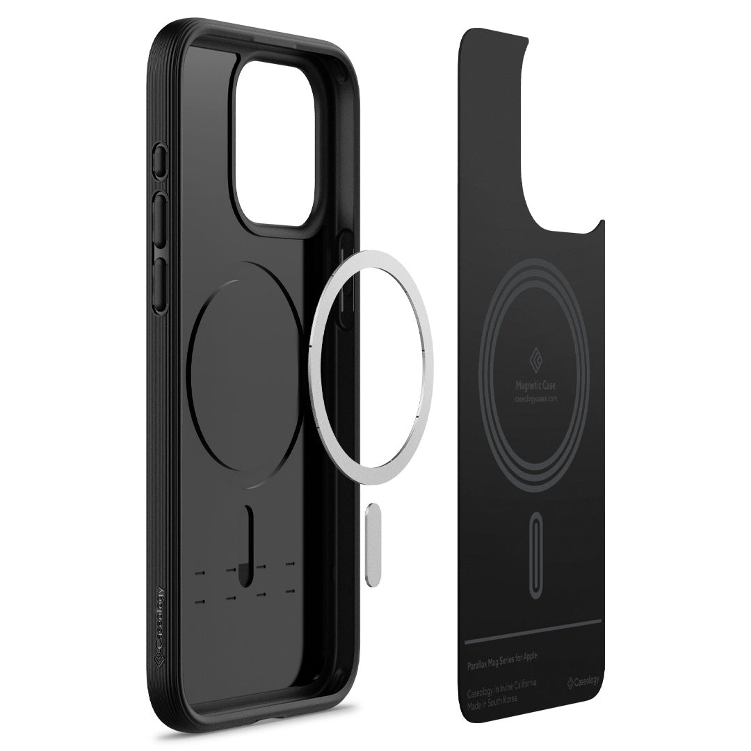 Ốp Lưng Spigen Hỗ Trợ Sạc Từ Tính MagFit Dành Cho iPhone 15 Pro Max, SPIGEN CASEOLOGY PARALLAX MAGFIT - HÀNG CHÍNH HÃNG