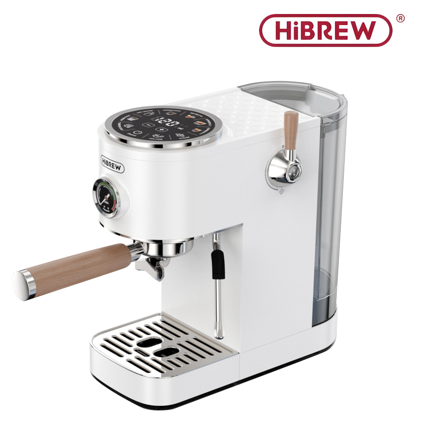[Hàng Nhập Khẩu] Máy pha cà phê Cappuccino, Ristretto, Espresso, Latte chuyên nghiệp, thương hiệu Mỹ cao cấp HiBREW - H13