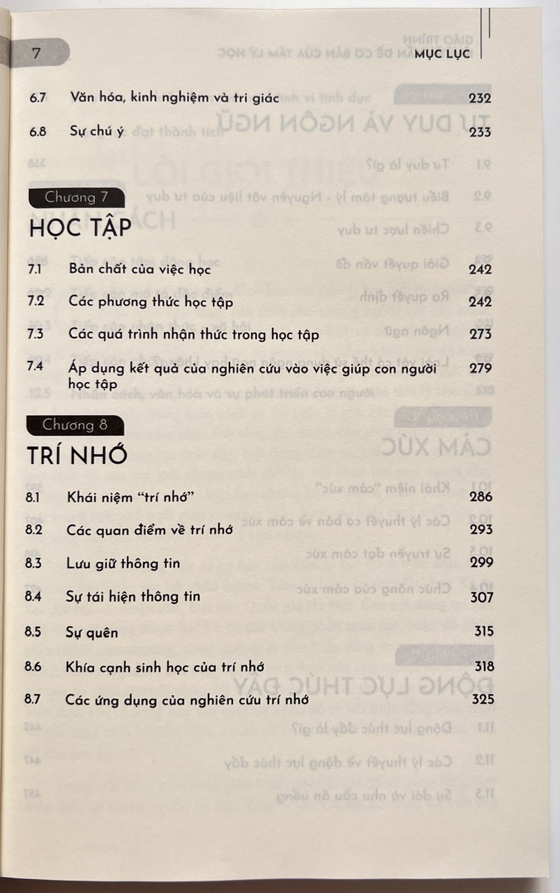 Sách - Những Vấn Đề Cơ Bản Của Tâm Lý Học (Giáo Trình Dành Cho Hệ Cử Nhân)