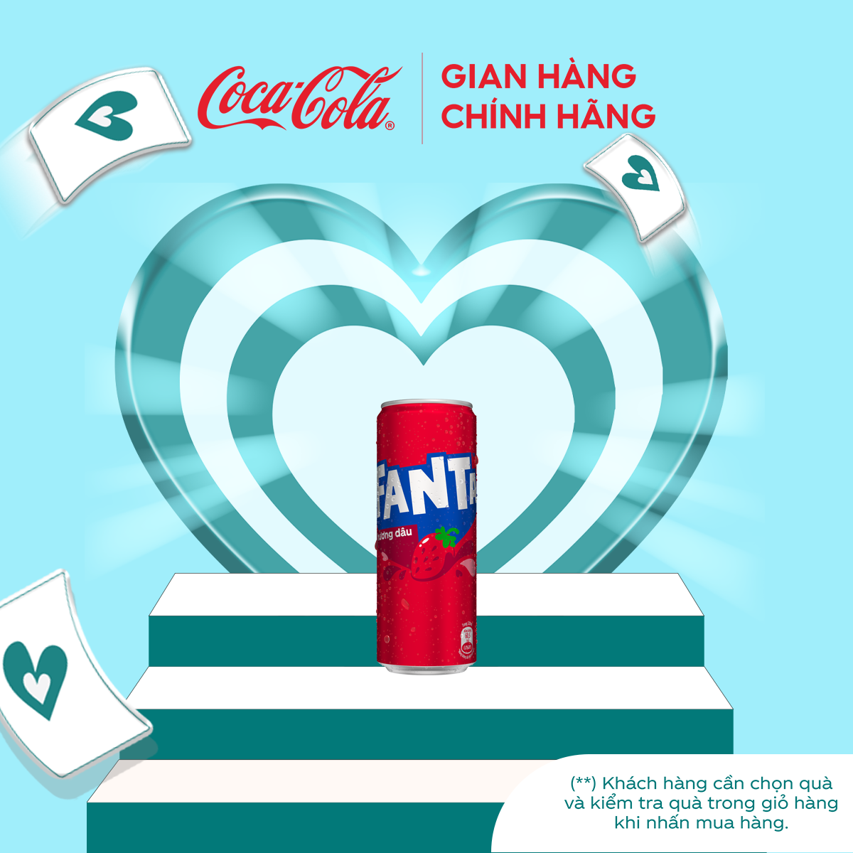 Lốc 24 Lon Nước Giải Khát Có Gas Fanta Hương Dâu 320ml/Lon
