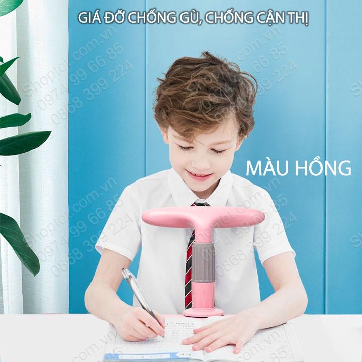 Giá đỡ chống gù lưng, cận thị giúp trẻ ngồi đúng tư thế, làm bằng nhựa ABS, kẹp bàn học