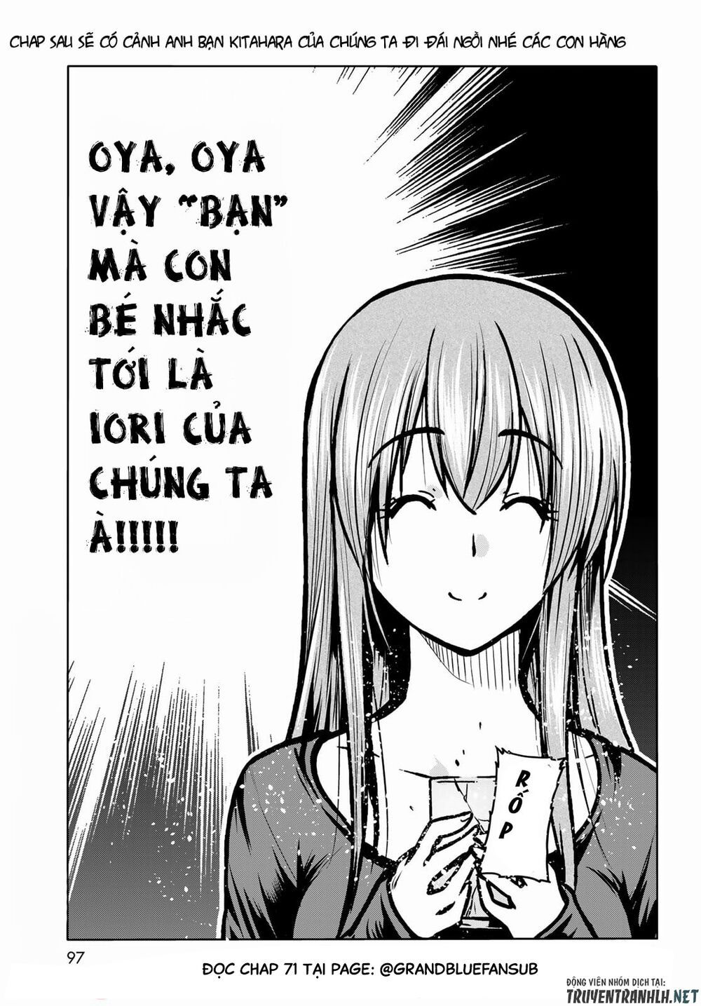 cô gái thích lặn - grand blue chapter 69 59