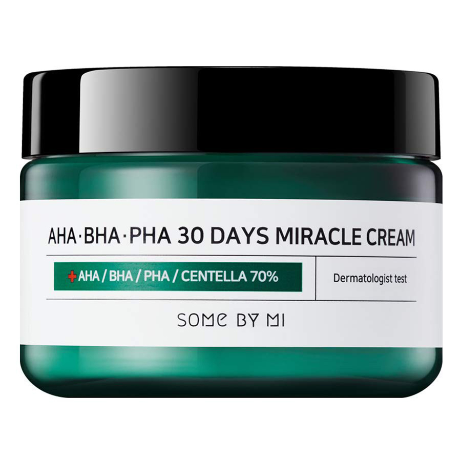 Bộ Dưỡng Da Ngăn Ngừa Mụn Nước Hoa Hồng Và Kem Dưỡng Some By Mi AHA BHA PHA 30 days Miracle ( Toner 150ml + Cream 50ml )