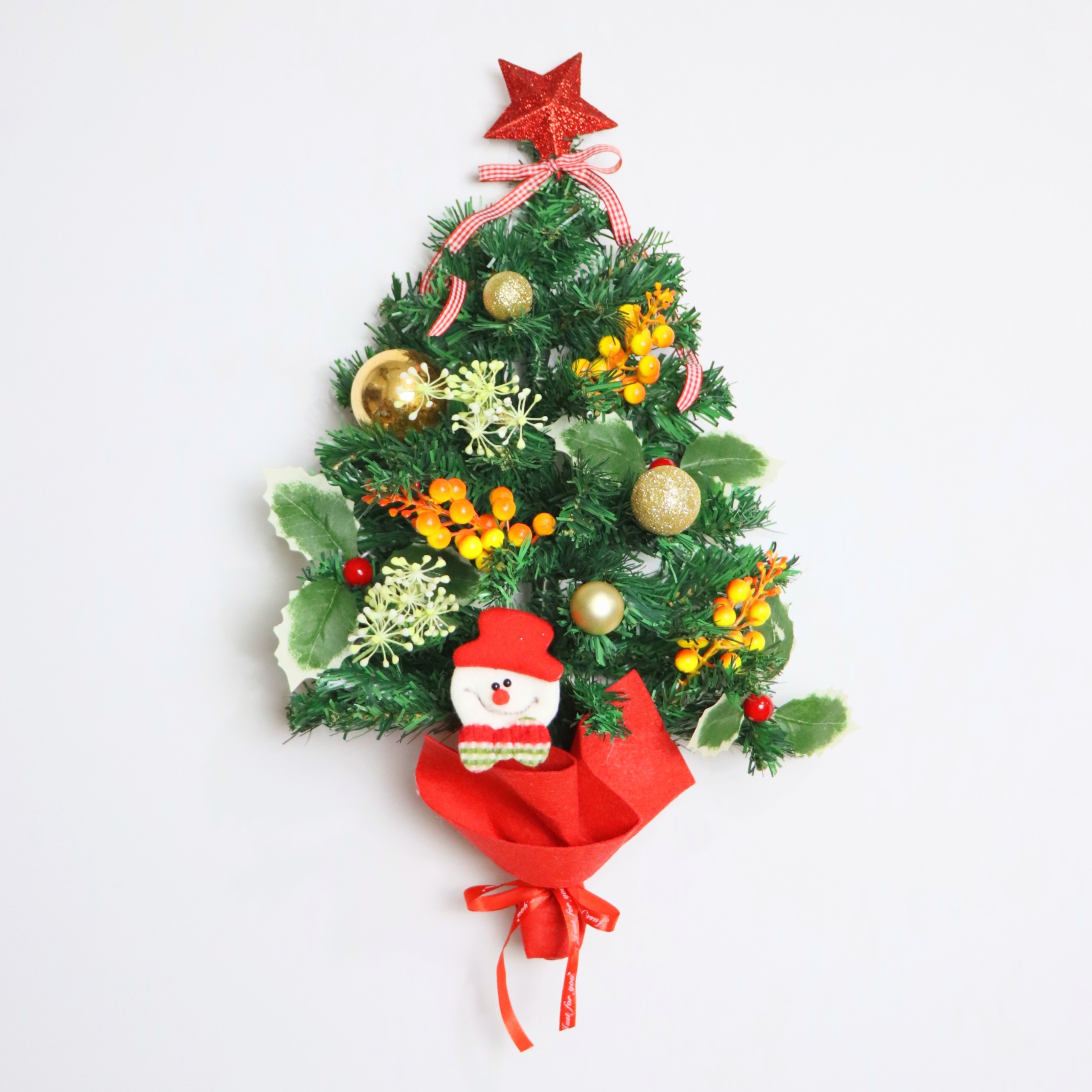 Cây Thông Treo Trang Trí Giáng Sinh Màu Sắc 55cm tặng đèn