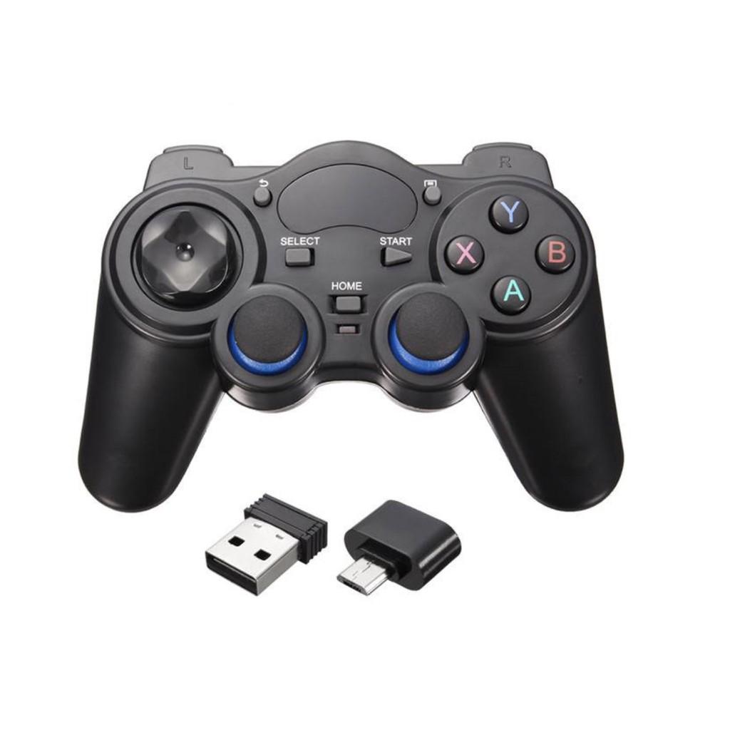 Tay game không dây Smart Gamepad Type C, USB 850M 2.4Ghz PC/PS3/Xbox360/Android TV/smartphone - Home and Garden