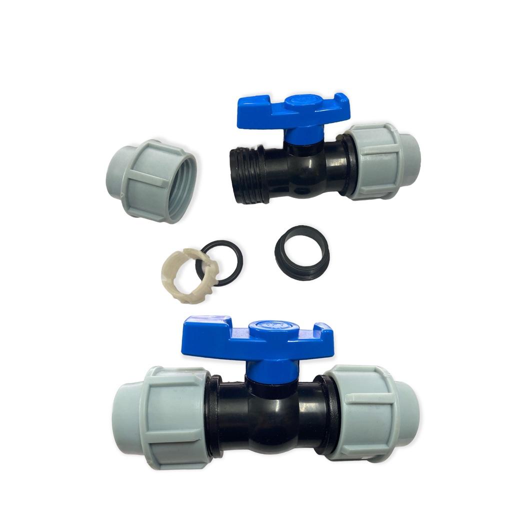 Phụ kiện măng sông ống HDPE 25mm, Không Cần Hàn