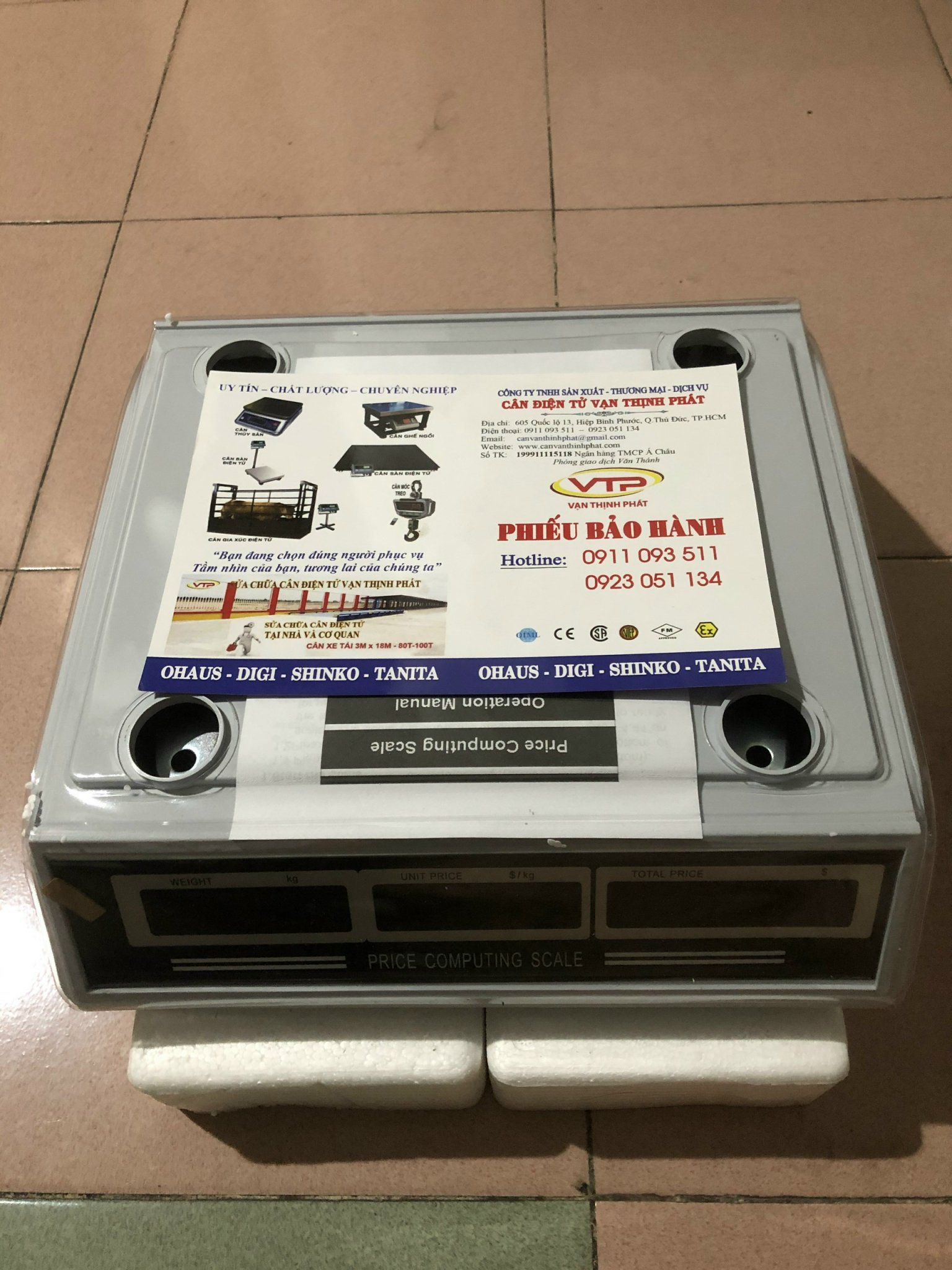 Cân Điện Tử Tính Tiền UPA-Q 30 kg