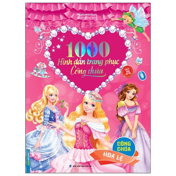 1000 Hình Dán Trang Phục Công Chúa - Công Chúa Hoa Lệ