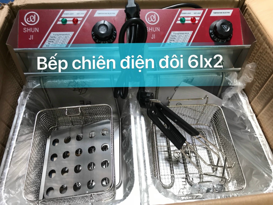 Bếp Chiên Công Nghiệp 6L - 12L