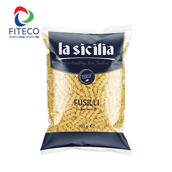 Nui xoắn Fusilli Pasta La Sicilia gói 500gr