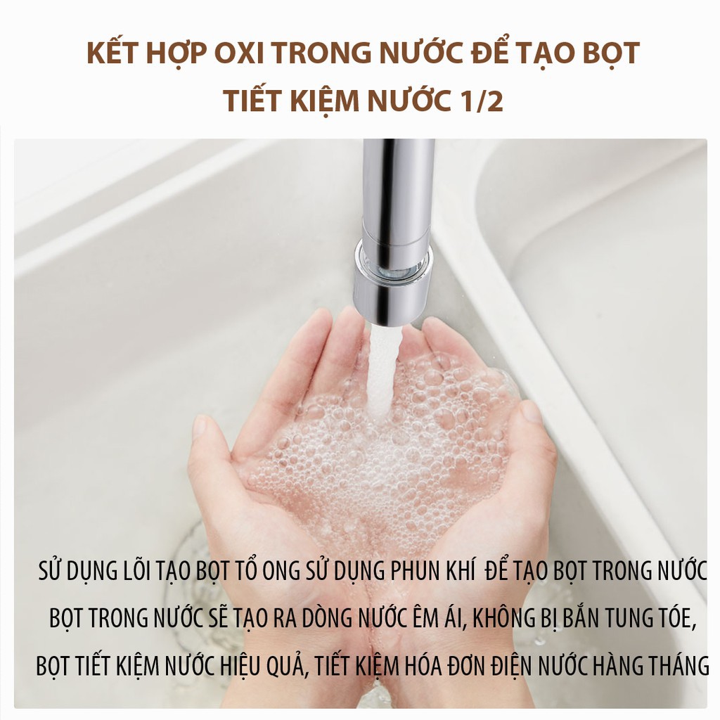 Đầu Vòi Tăng Áp Xiaomi Diiib DXSZ001 Xoay 360 Độ - Hàng chính hãng