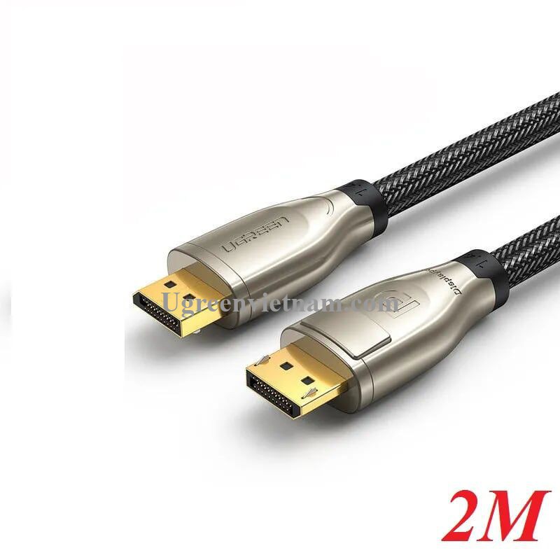 Cáp Displayport 1.4 dài 2m 3m  hỗ trợ 8K60Hz Ugreen 60843 60844 - Hàng chính hãng