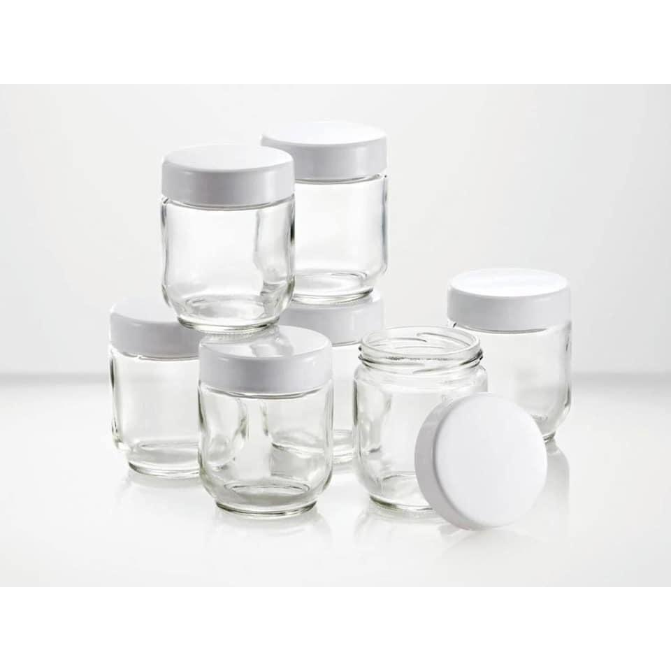 Máy Làm Sữa Chua Silvercrest, Máy Ủ Sữa Chua, 7 Hũ Thủy Tinh, Nhập Đức, BH 12 Tháng