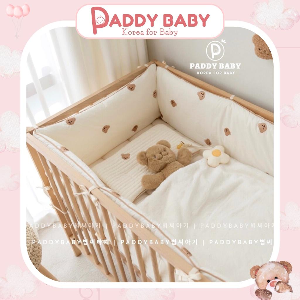 Bộ quây cũi và thảm/đệm trải bamboo Chezbebe nội địa Hàn mẫu mới nhất