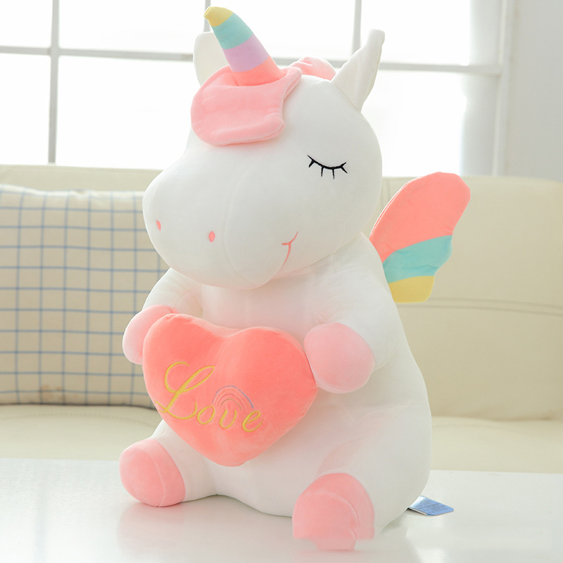 Thú Bông Kì Lân Unicorn Ngồi 36cm Siêu Dễ Thương Quà Tặng Độc Lạ