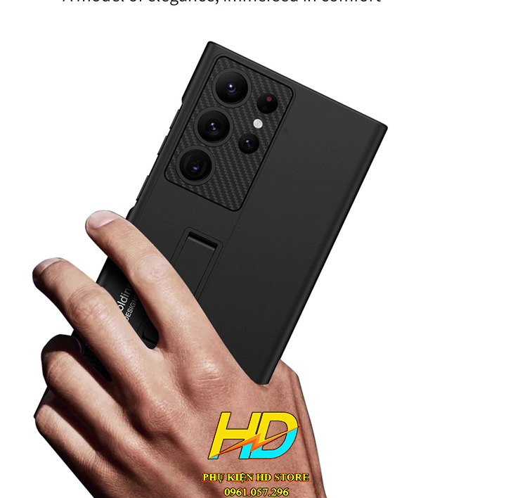 Ốp Lưng chân chống Dành cho Samsung Galaxy S23 Ultra Chính hãng Likgus Ultra Thin Case Premium Bảo vệ camera, Ốp Sang Trọng, Lịch Sự - Hàng CHính hãng