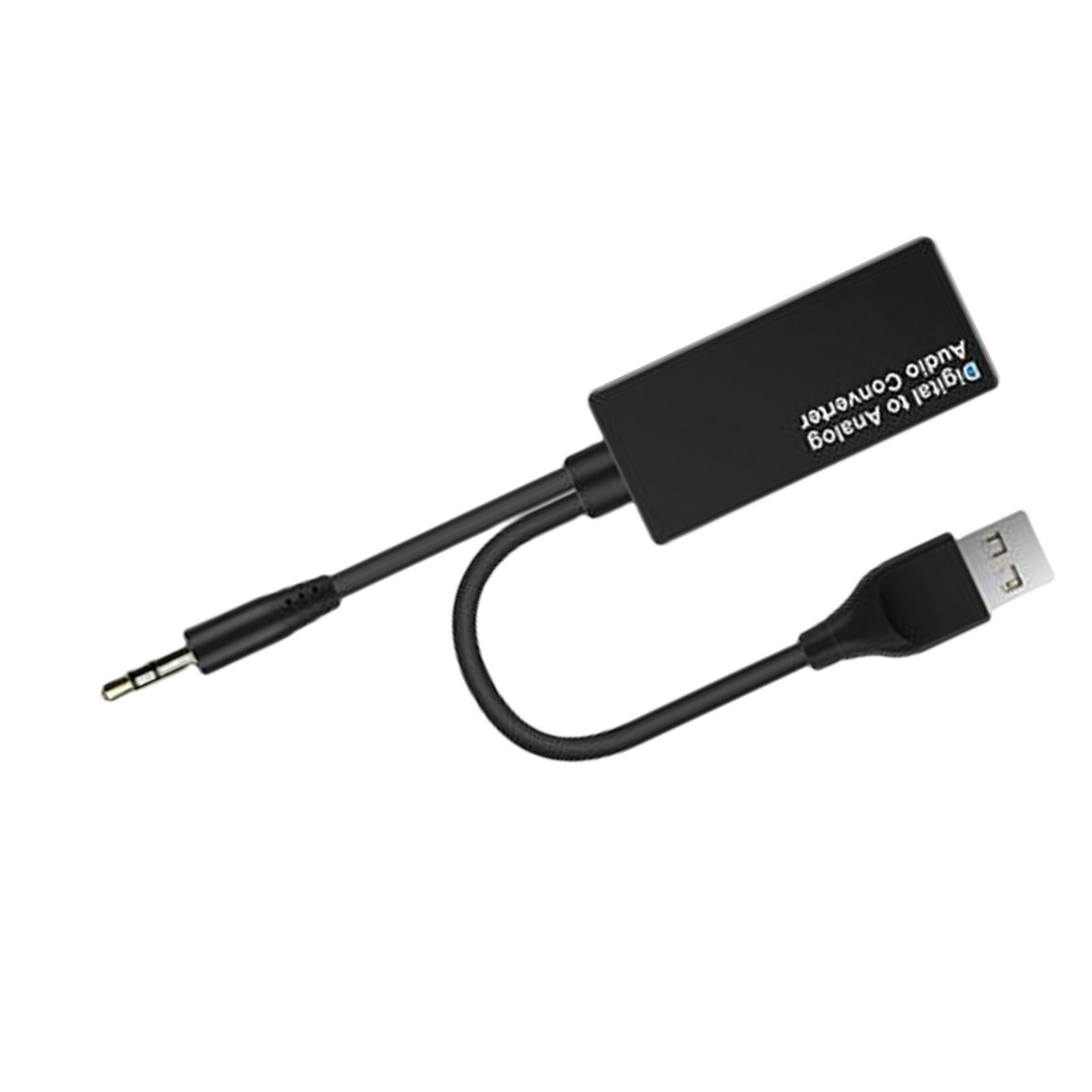 Digital to Analog Audio Adapter ,Home Theater HDTV Amplifier AUX Analog Converter