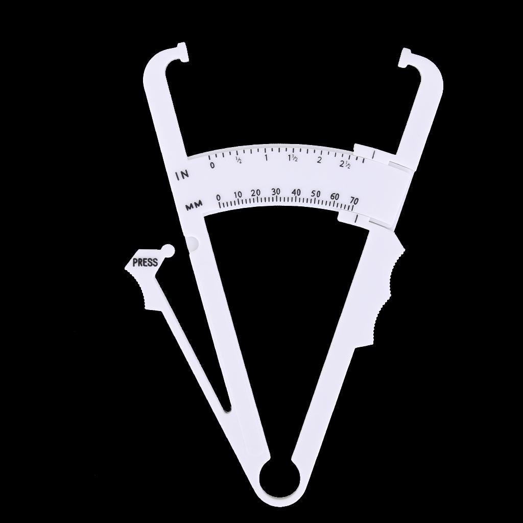 Body Fat Meter Gauge Fitness Accessory Exercise Gym Target Measurement 0 to 70mm
