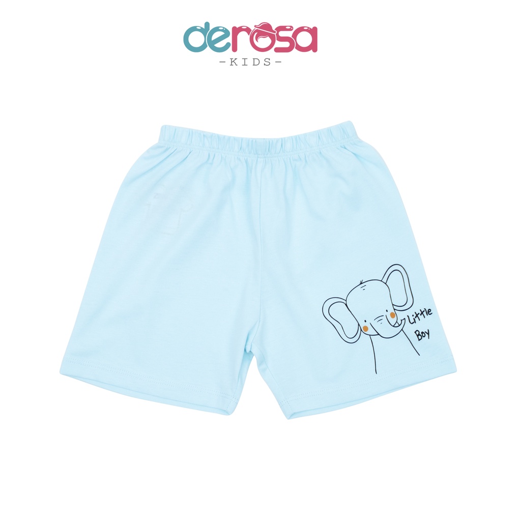 Quần đùi cotton cho bé sơ sinh DEROSA KIDS 3 - 24 tháng B063-B065