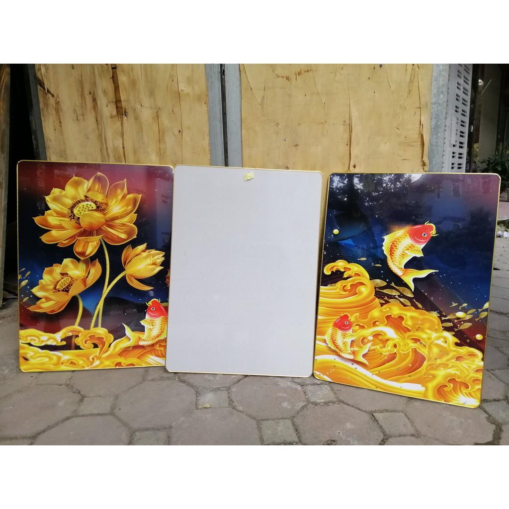 Xả tranh tráng gương siêu to khổng lồ bộ 3 bức 70x100cm