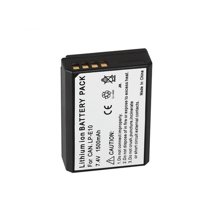 ROGTZ Pin Dành Cho Máy Ảnh Canon Li-ion 7.4V 1500mAh LP-E10 - Hàng Nhập Khẩu
