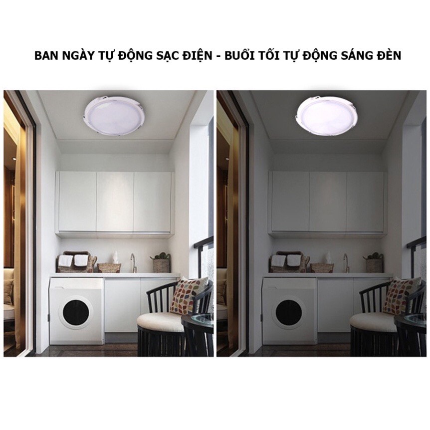 Đèn ốp trần NLMT 500w cao cấp siêu sáng