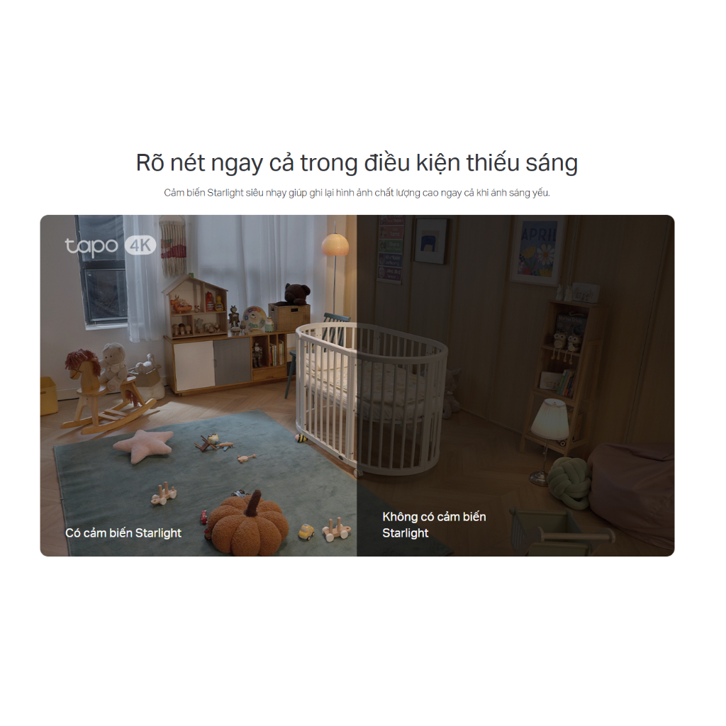 CAMERA WIFI TRONG NHÀ TAPO C260 8MP - HỖ TRỢ THU PHÓNG, XOAY 360 ĐỘ, ĐÀM THOẠI HAI CHIỀU, NHẬN DIỆN GƯƠNG MẶT, CẢNH BÁO