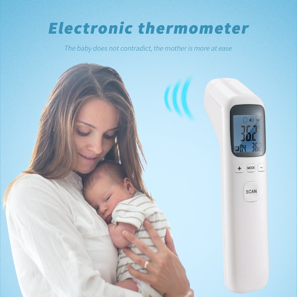 Máy Nhiệt Kế Đo Trán Hồng Ngoại Điện Tử Infrared Thermometer CK - T1503 - Hàng Nhập Khẩu