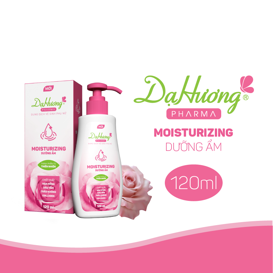 Dạ Hương Pharma Moisturizing (Dưỡng ẩm) 120ml – Sáng hồng tươi trẻ, tự tin hấp dẫn