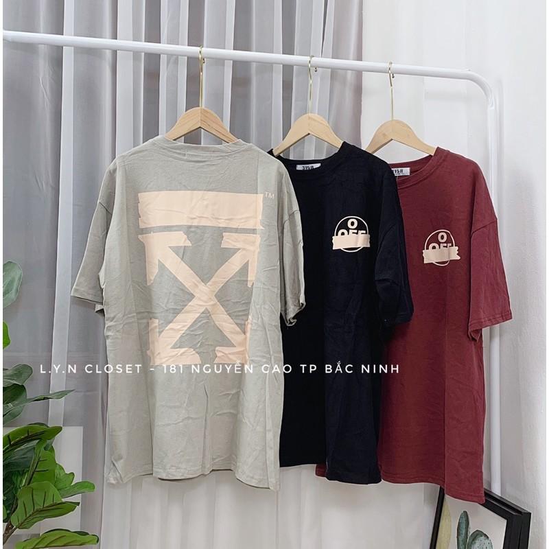 Áo thun 3158 chữ OF chữ X mặt sau