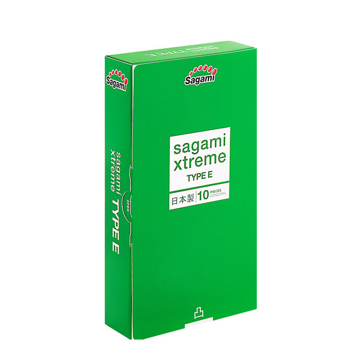 Bao Cao Su Sagami Xtreme Green Gai Nổi Hộp 10 Chiếc Nhật Bản + Bao Cao Su Sagami Xtreme Super Thin Siêu Mỏng 0,03 mm Hộp 2 Chiếc Nhật Bản