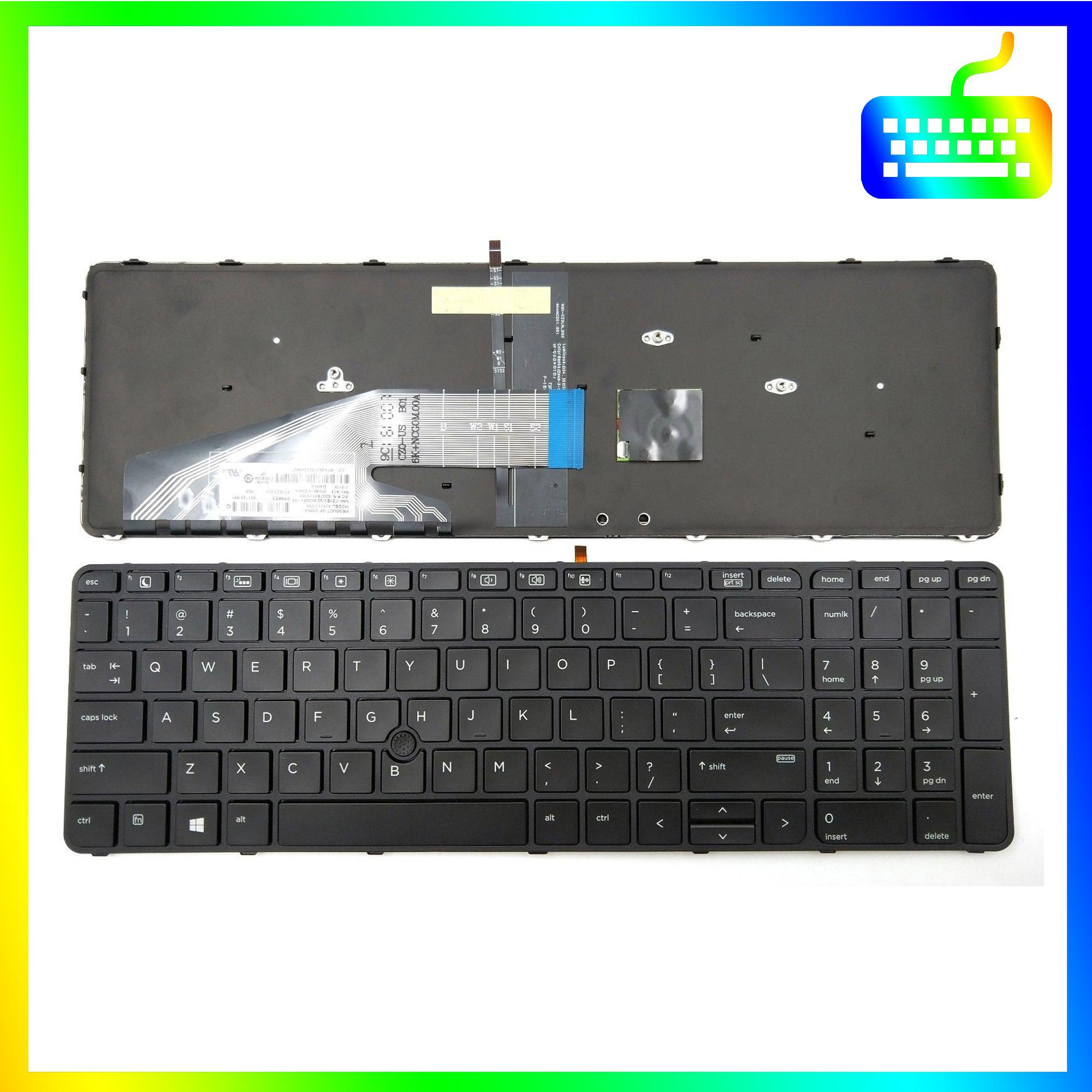 Bàn phím dành cho laptop HP ProBook 450 G4 Có Led - Hàng Nhập Khẩu - Sản phẩm mới 100%