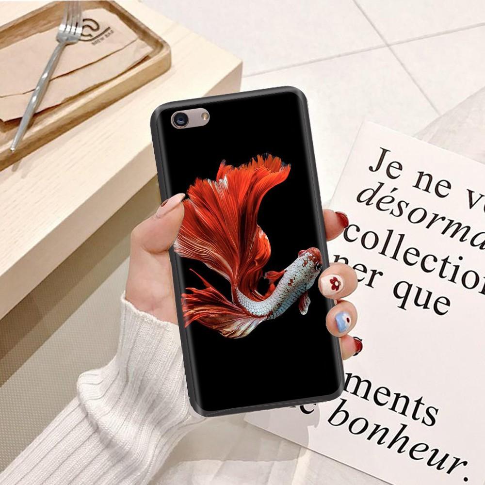 Ốp lưng dành cho điện thoại Oppo A92 Silicon dẻo hình Cá Betta Rồng