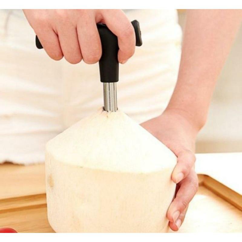 DỤNG CỤ KHUI DỪA KHUI DỪA BẰNG INOX SIÊU TỐC ĐA NĂNG