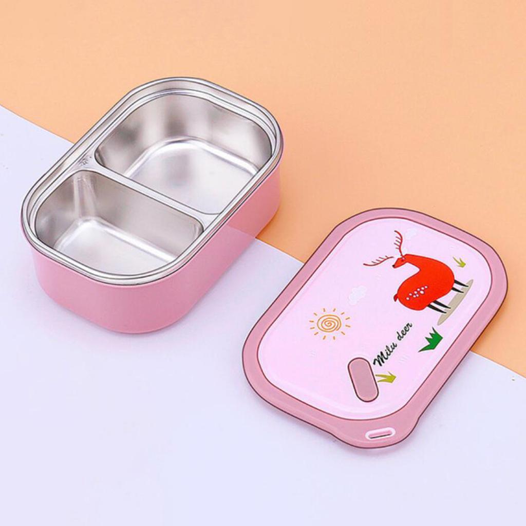 Insulated Lunch Box Portable Leak Proof Bento Box for School Travel Children