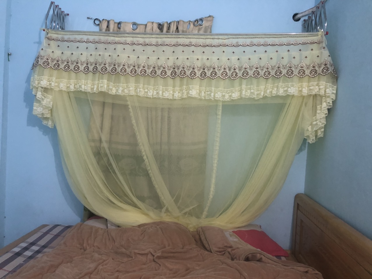 Màn Mùng Khung Xếp Gọn Mẫu Mới 2020 M8x2M- Trọn Bộ Màn Kèm Khung