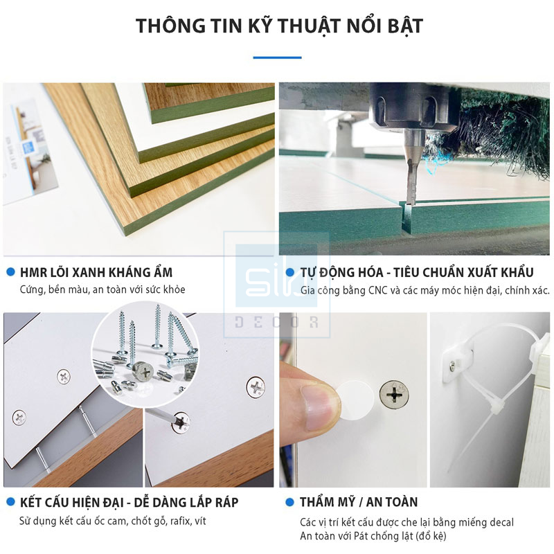 Kệ Sách Để Sàn Hiện Đại Thương Hiệu SIB DECOR (Set 2 kệ