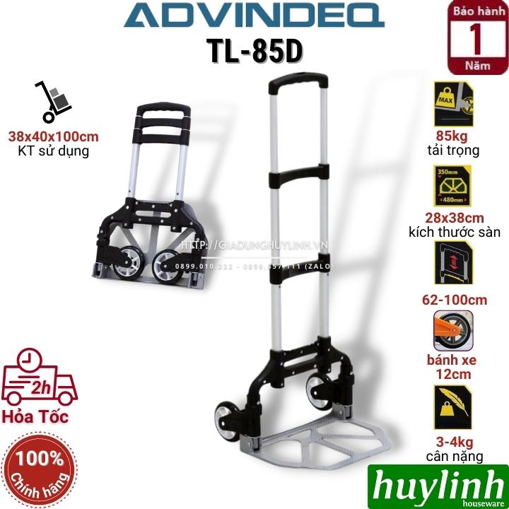 Xe kéo - đẩy hàng 2 bánh rút gọn Advindeq TL-85D - Tải trọng 85kg - Hàng chính hãng