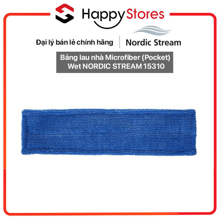 Bảng lau nhà Microfiber (Pocket) Wet NORDIC STREAM 15310 - Hàng chính hãng