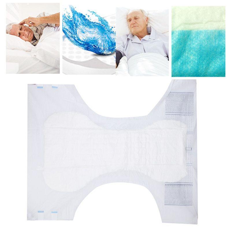 10 Cái/gói 26-32 Inch L Kích Thước Lớn Dùng Một Lần Tã Người Lớn Bên Chống Rò Rỉ Có Thể Điều Chỉnh Người Cao Tuổi Quần Lót Thấm Hút Incontin