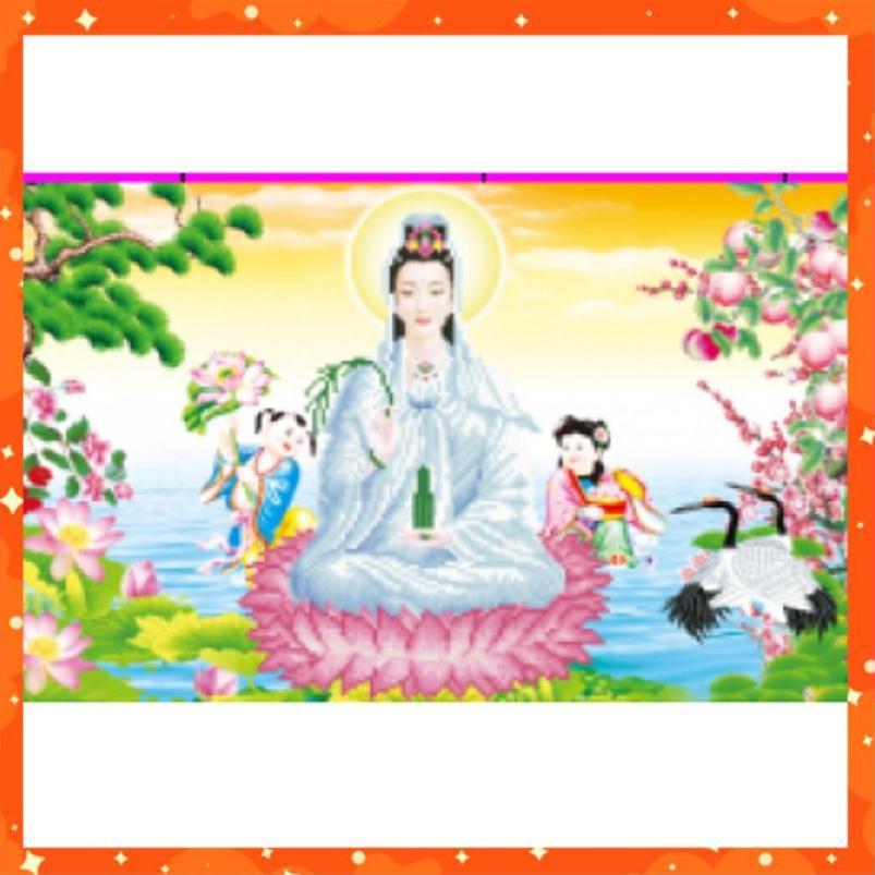Tranh thêu Quan thê âm bồ tát - LV3286