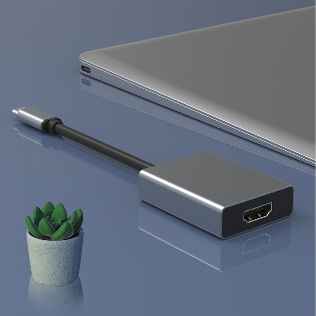 Hub Chuyển Đổi USB TypeC To HDMI SeaSy, Chuyển Đổi TypeC to HDMI 4k, Kết Nối Với Hầu Hết Các Thiết Bị, Dùng Cho Macbook/Ipad/Surface/Laptop/Điện Thoại – Hàng Chính Hãng