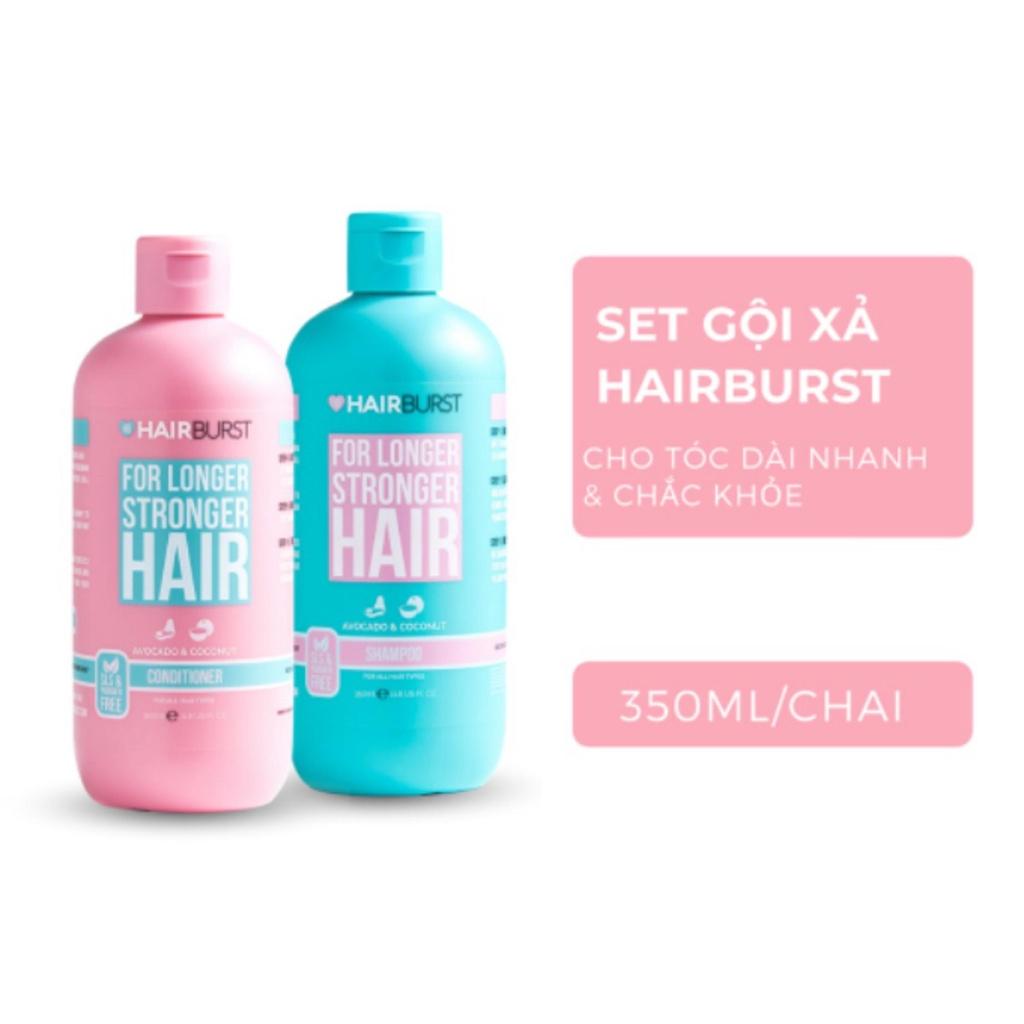 Set Dầu Gội Xả HAIRBURST Kích Thích Tóc Mọc Dài Chắc Khỏe 350ml/chai