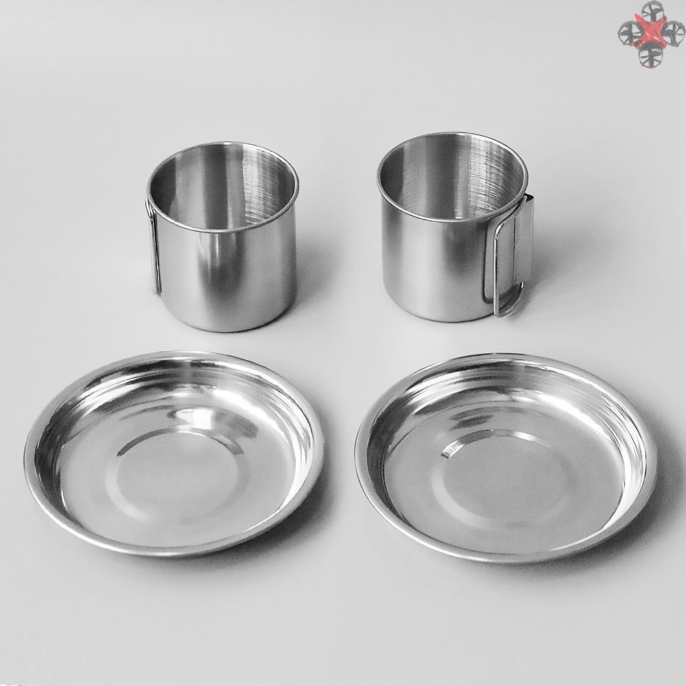 Set 6 Dụng Cụ Nấu Ăn Bằng Thép Không Gỉ Cho 1-2 Người