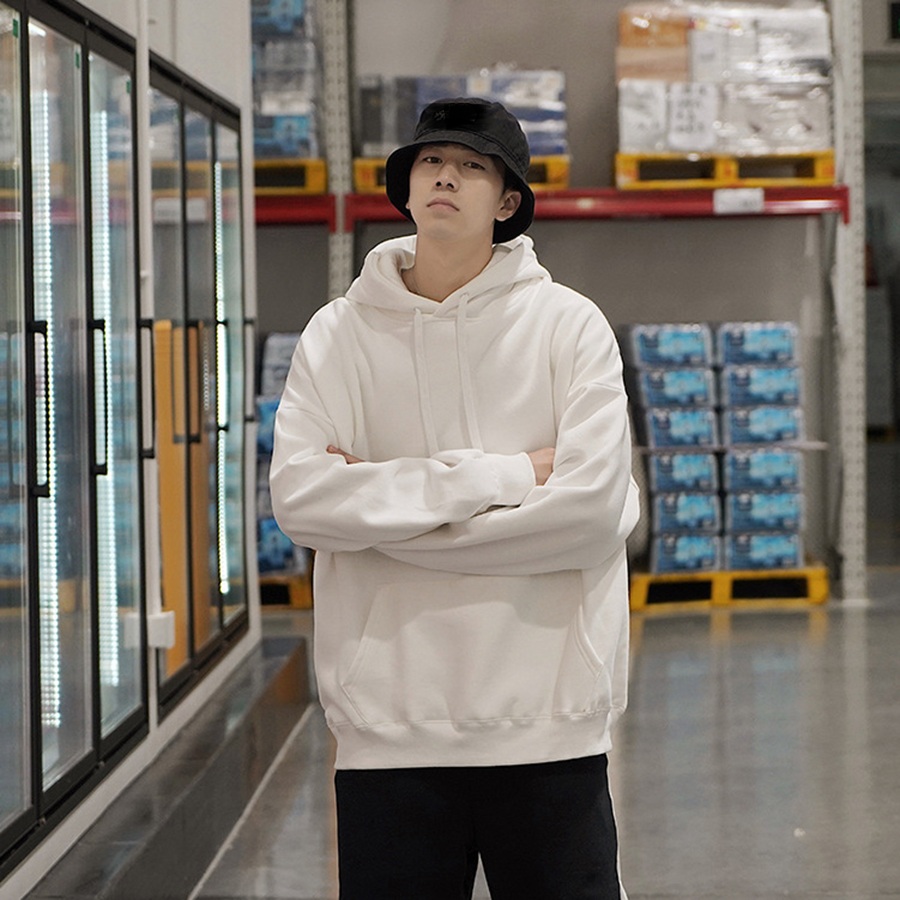 Áo nỉ MonsterX Hoodie trơn đủ màu form rộng unisex